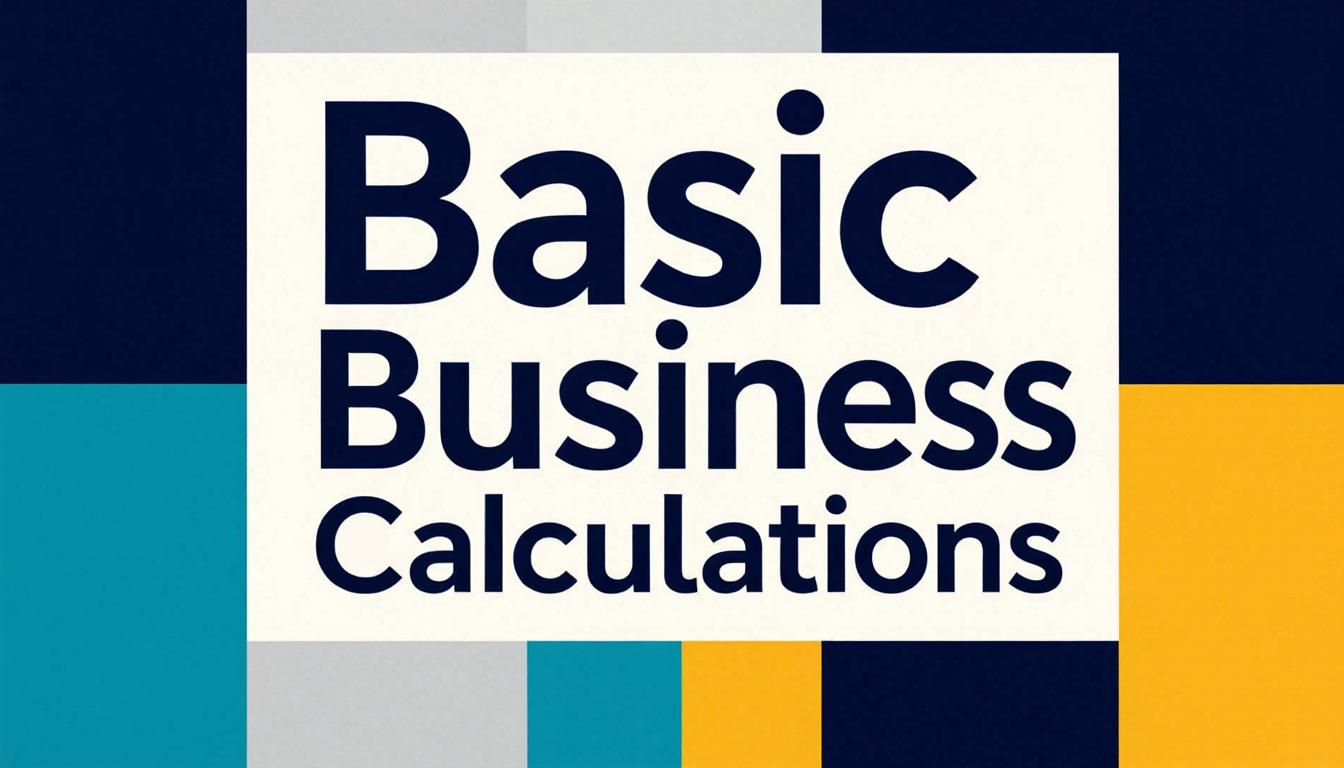 Basic Business Calculations